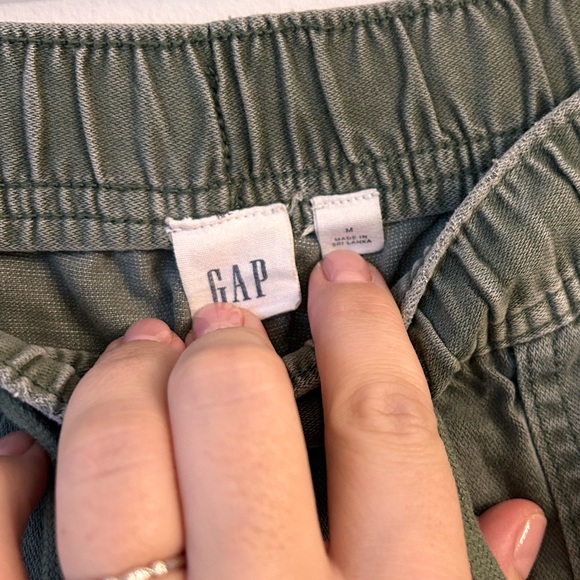 GAP DRAWSTRING CARGO STYLE JOGGERS GREEN SIZE M - Picture 3 of 6